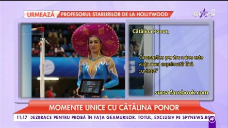 Momente unice cu Cătălina Ponor. Imaiginile care au facut-o să plângă