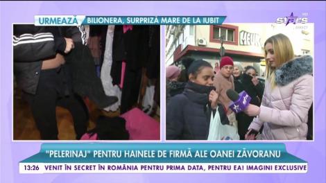 „Pelerinaj” pentru hainele de firmă ale Oanei Zăvoranu