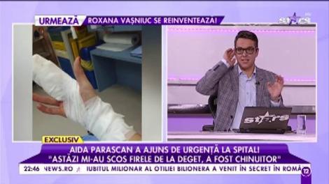 Aida Parascan a ajuns de urgență la spital: ”I-am mulțumit lui Dumnezeu că e doar atât”