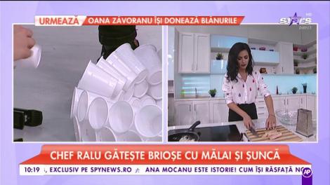 Ralu ne pregătește „Brioșe cu mălai și șuncă”