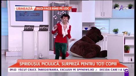 Spiridușul Piciulică, spectacol în platoul de la Star Matinal