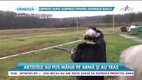 Sore și Giulia pasiune periculoasa. Artistele au pus mâna pe armă și au tras