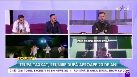 Trupa ”Axxa” se reunește după aproape 20 de ani. Ce fac si cum arată cei trei artiști