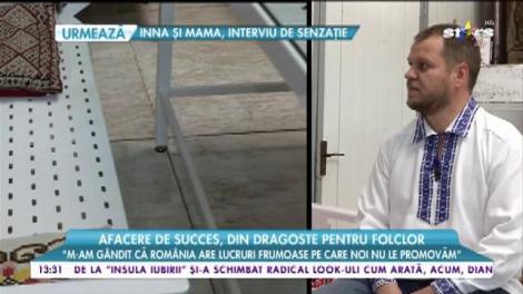 Coase motive tradiționale românești pe tablă. Afacere de succes, din dragoste pentru folclor