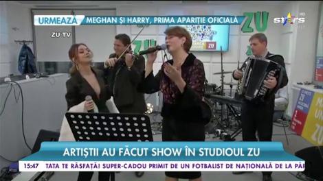 Cei mai tari artişti ai României au oferit momente de senzaţie de Ziua Naţională în studioul Radio Zu !