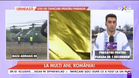 Ultimele pregătiri pentru parada de 1 Decembrie. Ce se întamplă la Arcul de Triumf