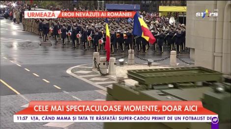 Peste 300 de mijloace tehnice defilează de ziua națională a României.