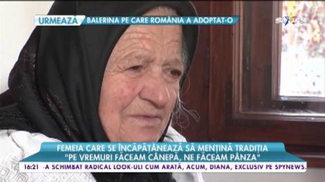 Tanti Cornelia, femeia care se încăpăţânează să menţină tradiţia