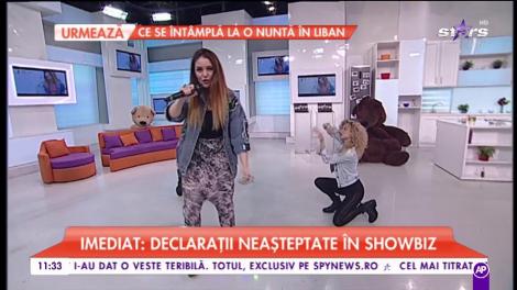 Patricia interpretează piesa ”Gider Gelirli”