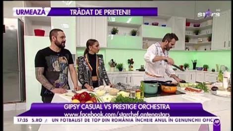 Gia și Mihăiță gătesc pentru prima dată la Star Chef. Gia: ”Abia aștept să mănânc ceva făcut de mâna lui Nicolai”