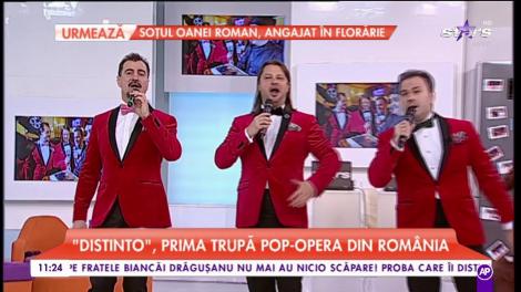Trupa Distinso face spectacol! Formația este prima trupă de pop-opera din România