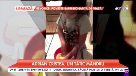 Fiica lui Adrian Cristea, o gospodină desăvârșită. Ce știe Rania să facă la doar opt anișori