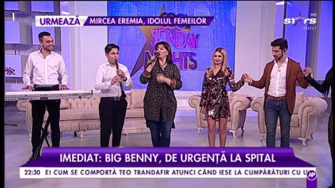 Gina Matache cântă, în platoul ”Cool Sunday Nights”, piesa ”Are mama”