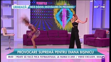 Provocarea supremă pentru Diana Bișinicu. Artista se dezlănțuie pe ringul de dans
