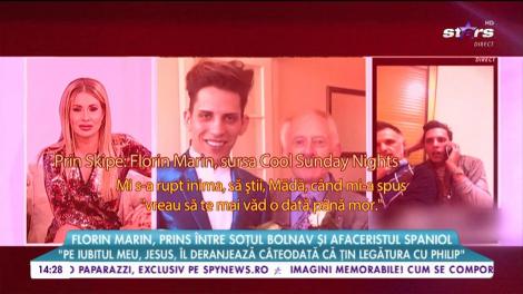 Florin Marin prins între soțul bolnav și afaceristul spaniol: „Philip mi-a spus că vrea să mă mai vadă o data până mor”