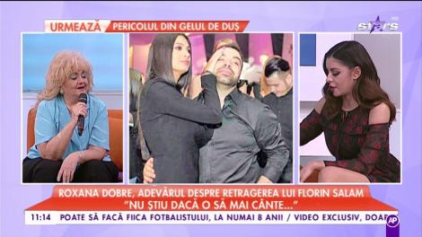 Roxana Dobre, adevărul despre retragerea lui Florin Salam: „Nu știu dacă o să mai cânte...”