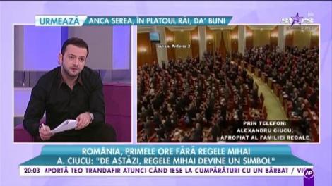 România, primele ore fără Majestatea Sa. A. Ciucu: ”De astăzi, Regele Mihai devine un simbol”
