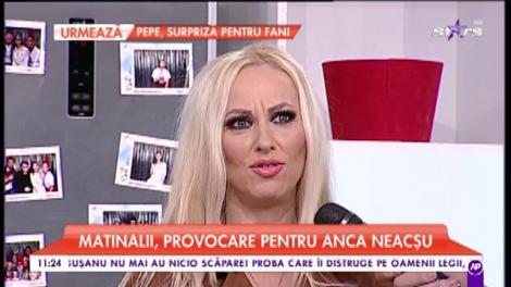 Matinalii, provocare pentru Anca Neacșu