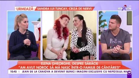 Elena Gheorghe, despre sărăcie: „Părinții mei îmi cumpărau blugi de două ori pe an, de Paște și de Crăciun”