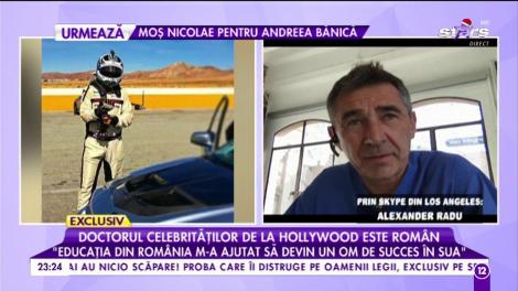 A plecat din România pentru un trai mai bun. Doctorul celebrităților de la Hollywood este român.