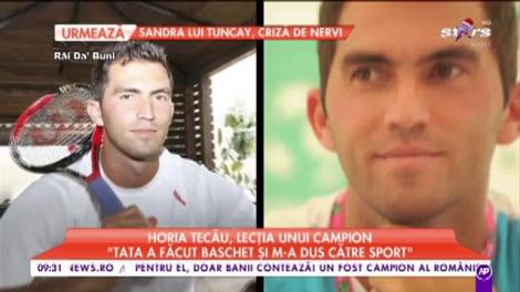 Horia Tecău, lecția unui campion: „Tata a făcut baschet și m-a dus către sport”