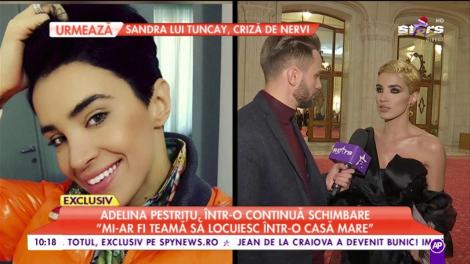 Adelina Pestrițu, într-o continuă schimbare: „Voi face sărbătorile într-o nouă casă”