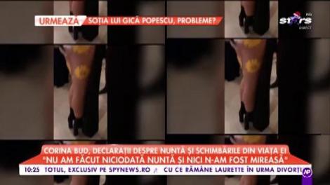 Corina Bud, declarații despre nuntă și schimbările din viața ei: „Iubirea este cea mai importantă”