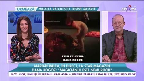 Marian Râlea, în direct, la Star Magazin: "Îmi face mare plăcere să mi se spună magicianul"
