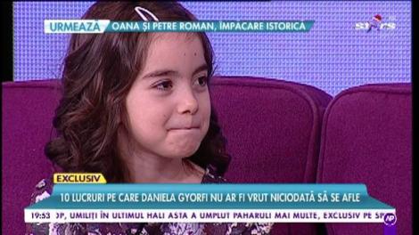 Măriuca, fetița Danielei Gyorfi: „Băieții sunt obraznici”