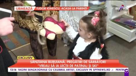 A luat microfonul şi a vorbit la TV! Sânziana Buruiană a rămas fără cuvinte când şi-a auzit fiica