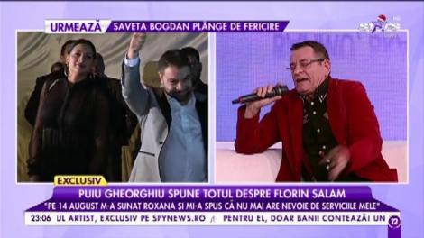 Puiu Gheorghiu: „Florin Salam dacă nu cântă, se pierde, se duce de râpă”