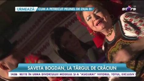Saveta Bogdan, la Târgul de Crăciun. Artista are o surpriză pentru bucureșteni