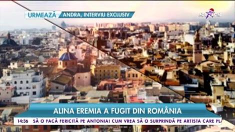 Alina Eremia a fugit din România. Artista a plecat în vacanță