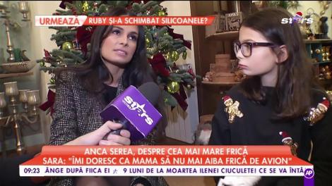 Anca Serea, despre cea mai mare frică: „Fobia de avion, practic nu am avut-o de la început”