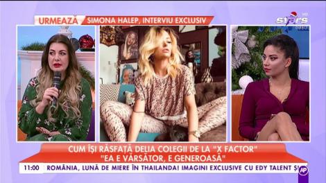 Cum își răsfață Delia colegii de la „X Factor”. Artista vine cu sacoșa plină la filmări: cu fructe exotice și fructe de pădure, mixuri de alune și prăjituri