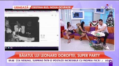 Băiatul lui Leonard Doroftei, super party. Acesta a făcut o aroganță de zile mari