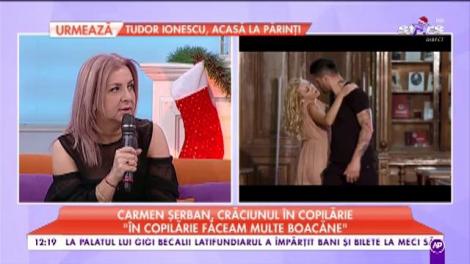 Carmen Șerban, sărbătorile în copilărie: ”Crăciunul o să îl sărbătoresc acasă cu familia”