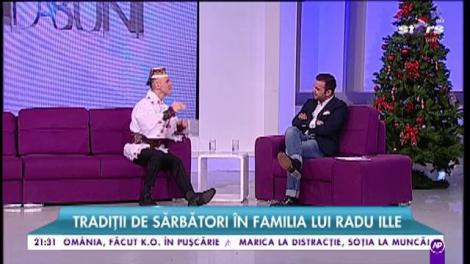Tradiții de sărbători în familia lui Radu Ille