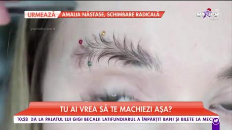 Sprâncene cu globuri şi culori puternice. Ce machiaj se poartă de Crăciun