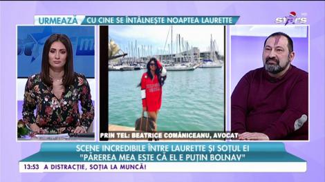 Scene incredibile între Laurette și soțul ei: ”Această relație trebuie să ia sfârșit”