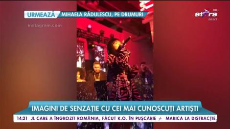 Imagini de senzație cu cei mai cunoscuți artiști. Delia, Inna și Carla's Dreams s-au dezlanțuit