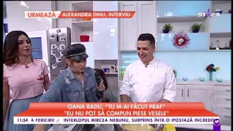 Oana Radu, ”Tu m-ai făcut praf”: ”Eu nu pot să compun piese vesele”