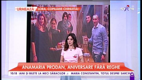 Anamaria Prodan, aniversare fără Laurențiu Reghekampf