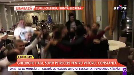 Gheorghe Hagi, super petrece pentru Viitorul Constanța. A dansat pe ritmuri machedonești până la epuizare