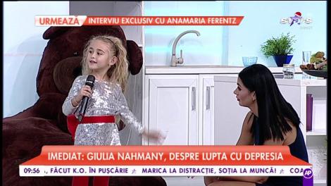 Maria Lungu, cântăreață de doar 4 ani, vrea să fie prietenă cu Inna