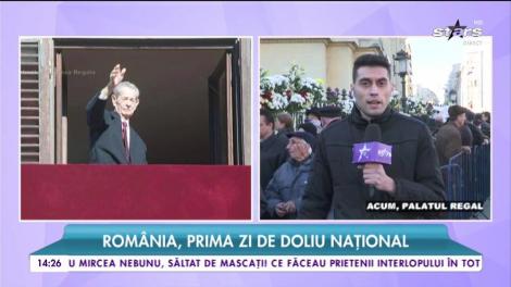 România, prima zi de doliu. Mii de români îi aduc un ultim omagiu în sala tronului