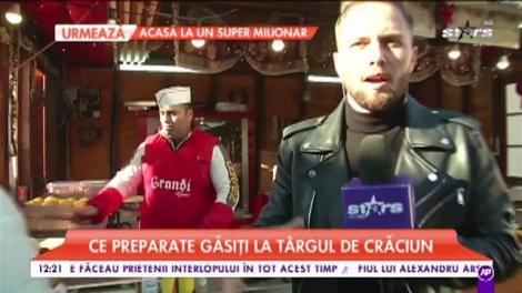Pregătiri pentru spectacol. Ce preparate găsiți la târgul de Craciun