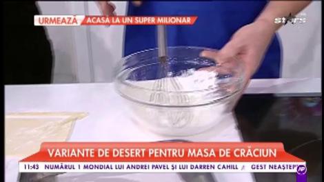 Variante de desert pentru masa de Crăciun. Chef Radu Nedelcu pregătește cel mai bun irish coffee