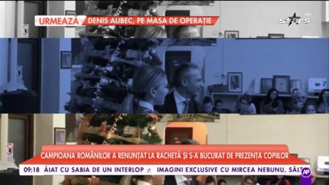 Simona Halep nu uită de unde a plecat. Campioana Românilor a renunțat la racheta de tenis și s-a bucurat de prezența copiilor