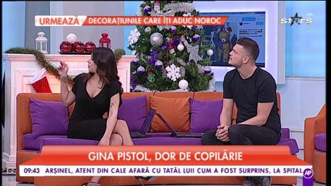 Gina Pistol, dor de copilărie. Vedeta s-a pozat alături de un ursuleț de pluș